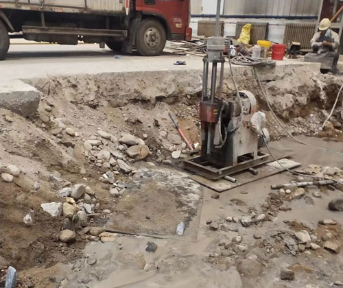 洛江公路下沉压浆